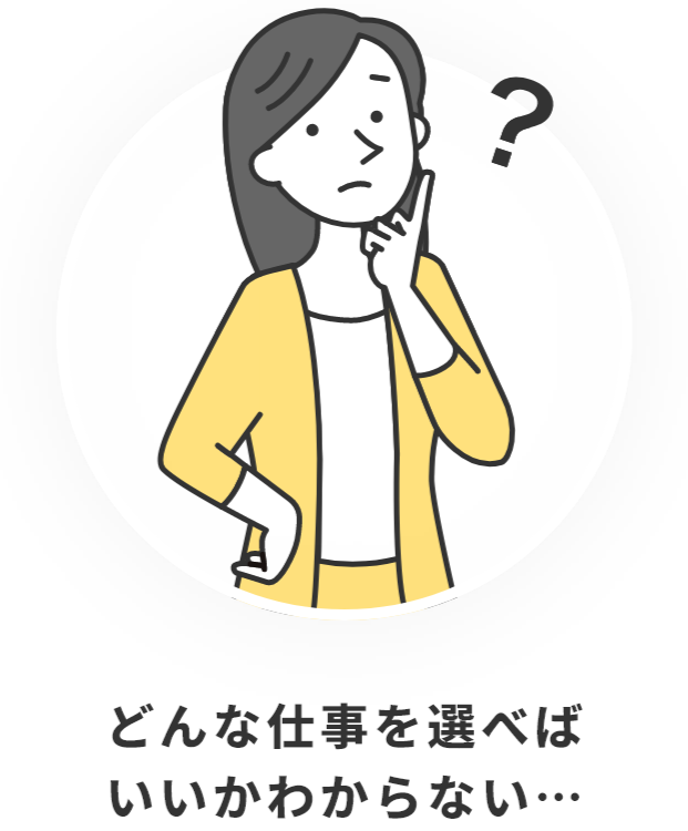 どんな仕事を選べばいいかわからない